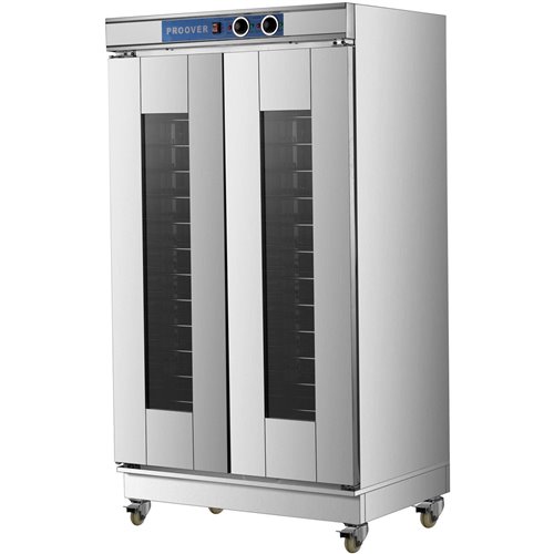 Commercial Double Door Proofer Fermantation Cabinet 24 trays | Stalwart DA-HT24B