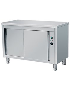 Professional Heated Cupboard Stainless steel Sliding doors Width 2000mm Depth 700mm | Stalwart DA-VTC207W