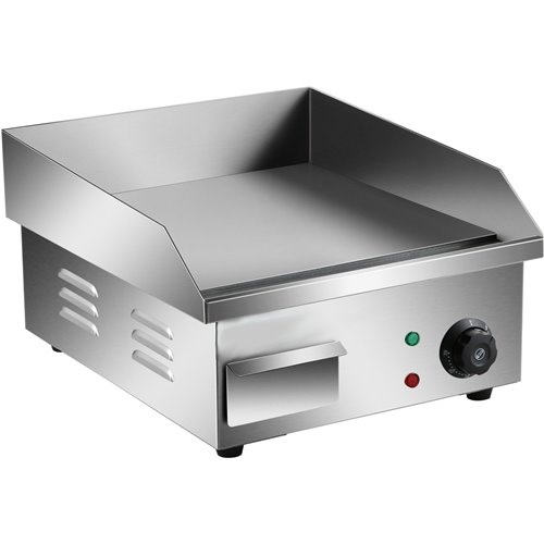 Commercial Griddle Smooth 250x400x215mm 2kW Electric | Stalwart DA-HEG250