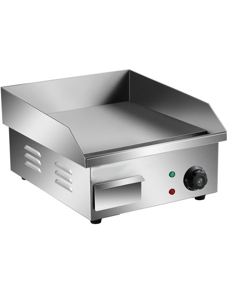 Commercial Griddle Smooth 250x400x215mm 2kW Electric | Stalwart DA-HEG250