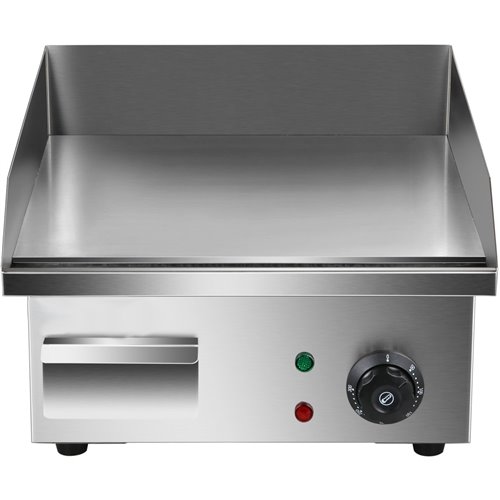 Commercial Griddle Smooth 250x400x215mm 2kW Electric | Stalwart DA-HEG250