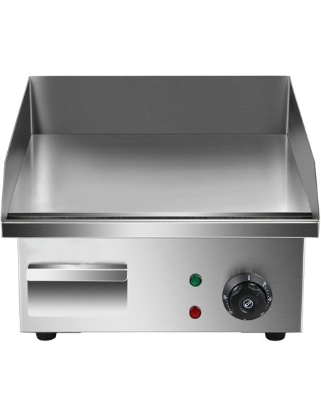 Commercial Griddle Smooth 250x400x215mm 2kW Electric | Stalwart DA-HEG250