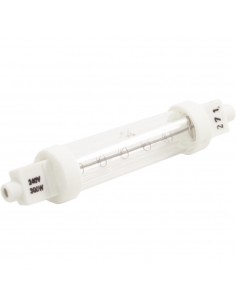 300W Jacketed IR Quartz Bulb 118mm Length