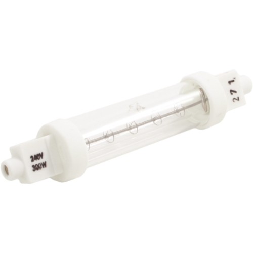 300W Jacketed IR Quartz Bulb 118mm Length