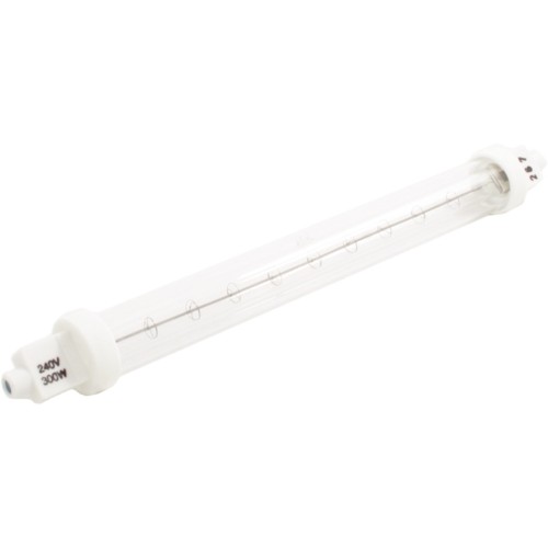 300W Jacketed IR Quartz Bulb 220mm Length