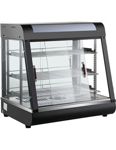 Commercial Heated showcase food warmer 660mm Width Countertop | Stalwart DA-HW601