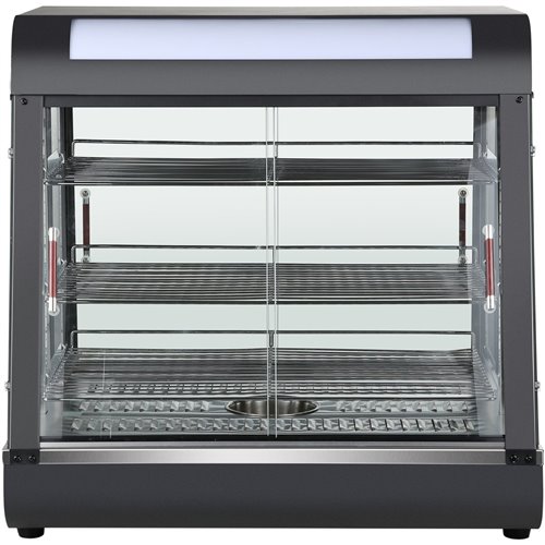 Commercial Heated showcase food warmer 660mm Width Countertop | Stalwart DA-HW601