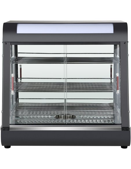 Commercial Heated showcase food warmer 660mm Width Countertop | Stalwart DA-HW601