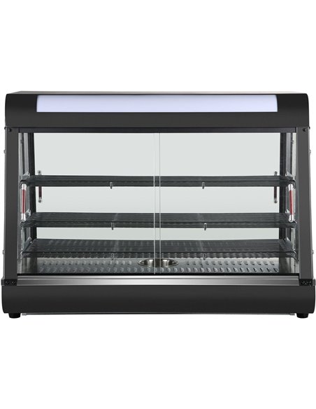 Commercial Heated showcase food warmer 900mm Width Countertop | Stalwart DA-HW602