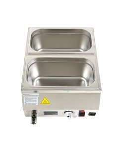 Commercial Chocolate Melter - Chocolate tempering machine 2xGN1/3 | Stalwart DA-WH7012 2