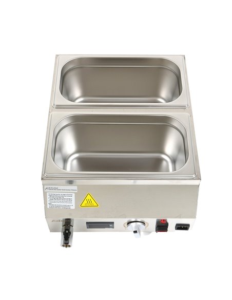 Commercial Chocolate Melter - Chocolate tempering machine 2xGN1/3 | Stalwart DA-WH7012