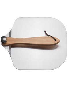 12&quot Pizza Peel Square Folding Wooden handle Aluminium | Stalwart DA-PRX12
