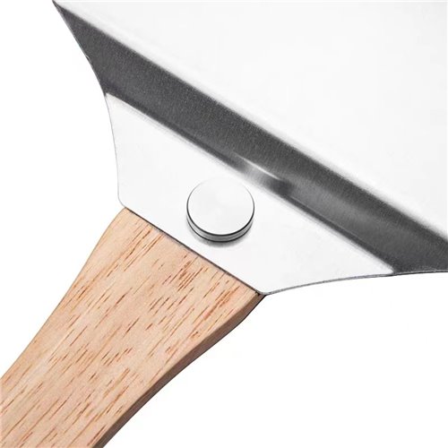 12&quot Pizza Peel Square Folding Wooden handle Aluminium | Stalwart DA-PRX12