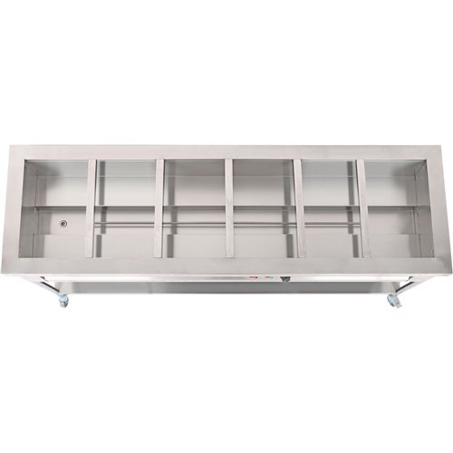 Mobile Food Warming Table 6xGN1/1 | Stalwart DA-PFT21070