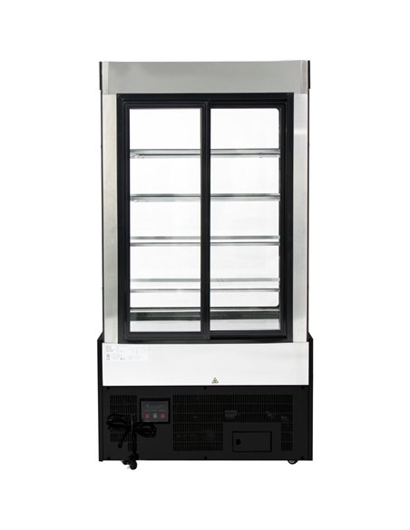 Cake counter 1500x740x1900mm 4 shelves LED Black | Stalwart DA-GN1500SMBLACK