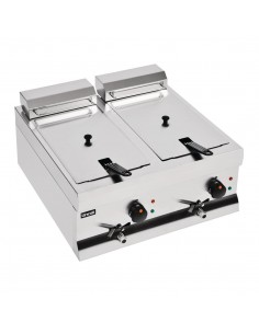 Lincat Silverlink 600 DF66 2 x 9 Ltr Twin Tank Electric Fryer With 2 Baskets 2