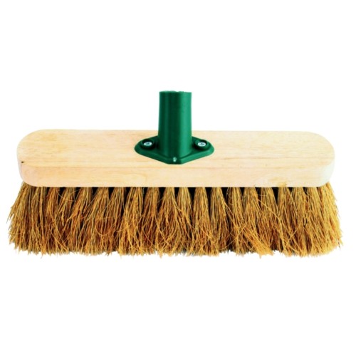 Jantex Wooden Broom Head Soft Coco 12in