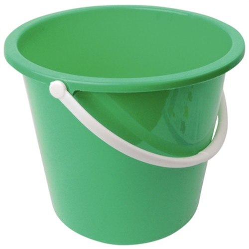 Jantex Round Plastic Bucket Green 10Ltr