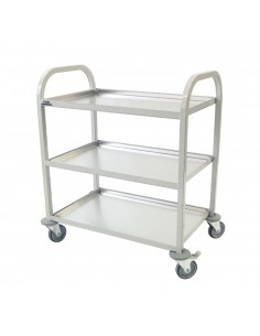 Craven Enamelled Clearing Trolley