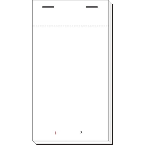 Restaurant And Kitchen Check Pad