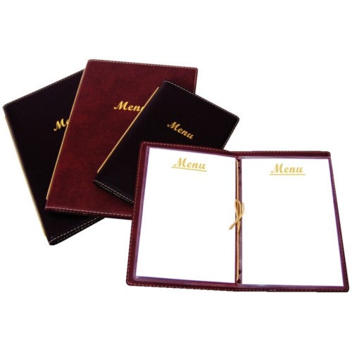 Leatherette Style Menu Leatherette Style Menu