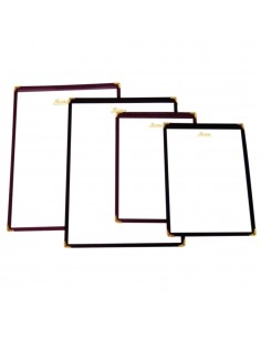 American Style Menu Holder - Burgundy