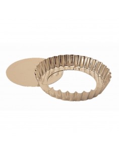 Matfer Fluted Quiche Tin With Removable Base 28cm