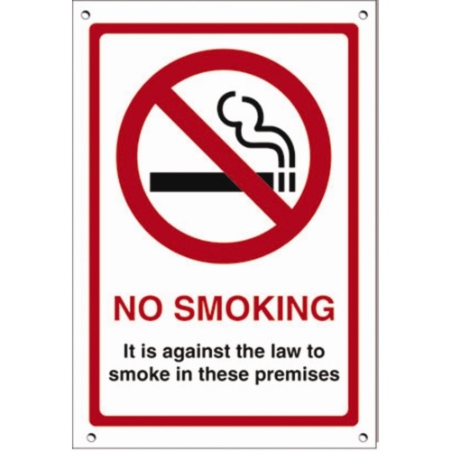 No Smoking Premises Sign
