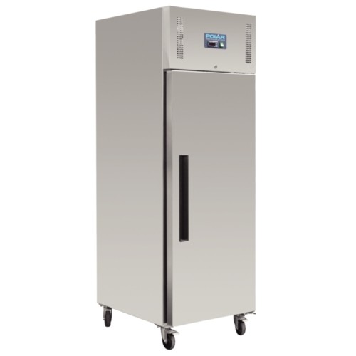 Polar Heavy Duty Single Door Fridge Stainless Steel 600Ltr