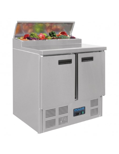 Polar Refrigerated Pizza and Salad Prep Counter 254Ltr