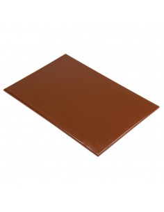 Hygiplas Standard High Density Brown Chopping Board