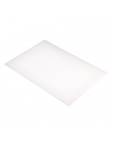 Hygiplas Large High Density White Chopping Board