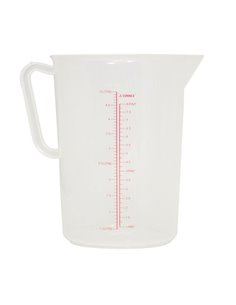 Sunnex Measuring Jug Clear Polypropylene 5ltr