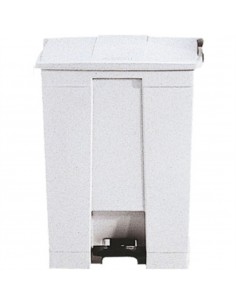 Rubbermaid White Step-On Container 68Ltr