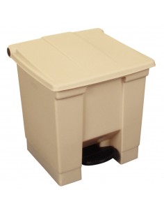 Rubbermaid Beige Step-On Container 30.5Ltr