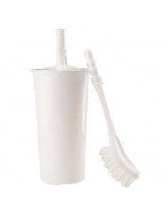 Jantex Toilet Brush and Holder White