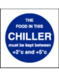 Food In This Chiller Sign