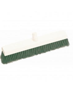 SYR Hygiene Broom Head Soft Bristle Green