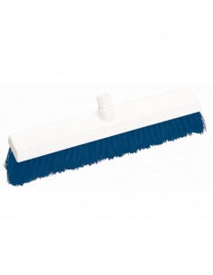 SYR Hygiene Broom Head Stiff Bristle Blue