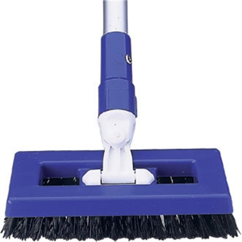 SYR Deck Scrubber Brush Blue Cleaning Supplies Equipment Mopping Kitchen 9.25" 