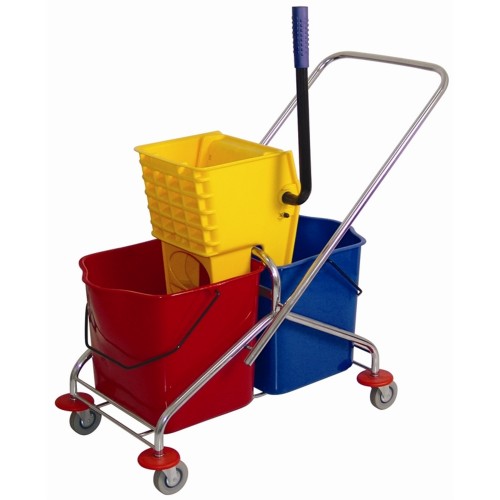 Jantex Dual Bucket Mop Wringer with Frame