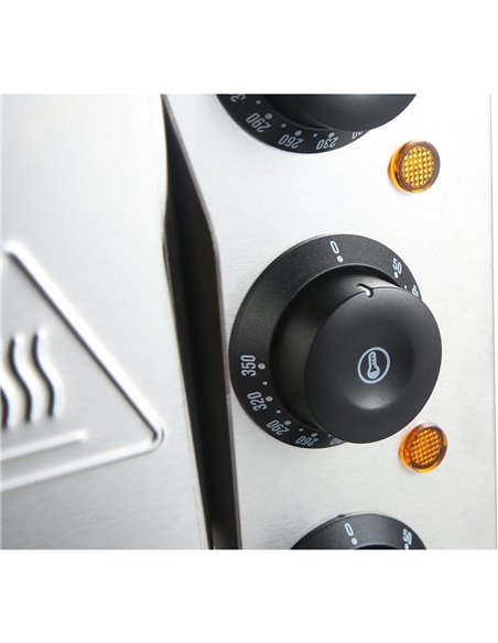 Electric Pizza oven 4+4 pizzas of 8'' | Stalwart DA-HEP2ST