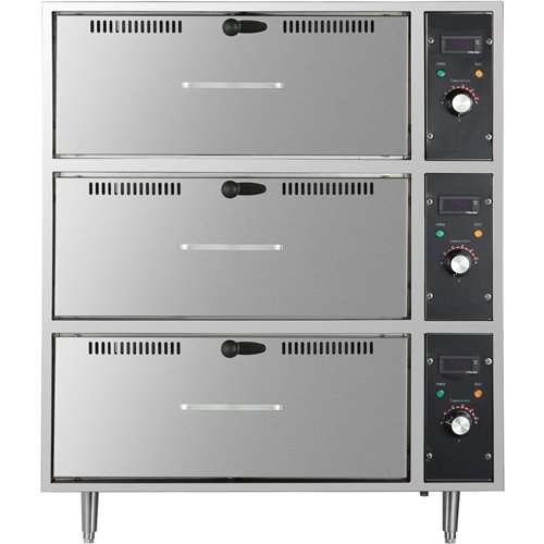 Commercial Food Warmer 3 drawers 3kW | Stalwart DA-HW83