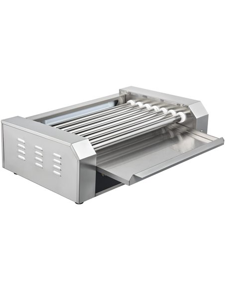 Commercial Hot dog Roller grill 7 rollers | Stalwart DA-HHD07