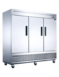 1800lt Commercial Upright Refrigerator Triple Door Stainless Steel | Stalwart DA-D83R
