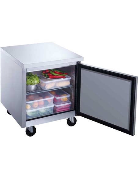 Professional Freezer Counter 1 door Depth 800mm | Stalwart DA-DUC29F