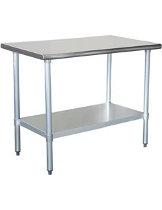 Commercial Stainless Steel Work Table Bottom shelf 900x600x900mm | Stalwart DA-WT6090G