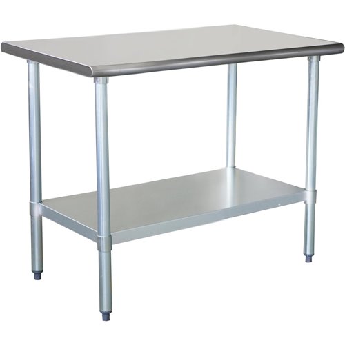 Commercial Stainless Steel Work Table Bottom shelf 1200x700x900mm | Stalwart DA-WT70120G