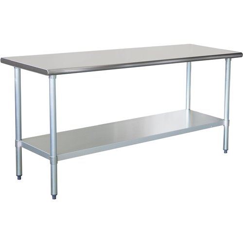 Commercial Stainless Steel Work Table Bottom shelf 1800x600x900mm | Stalwart DA-WT60180G