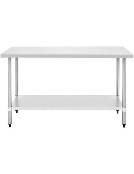 Commercial Stainless Steel Work Table Bottom shelf 2100x600x900mm | Stalwart DA-WT60210G